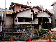 稲沢市平和町での住宅解体工事 解体前