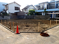 愛知県名古屋市中村区稲葉地町での住宅解体工事 解体後